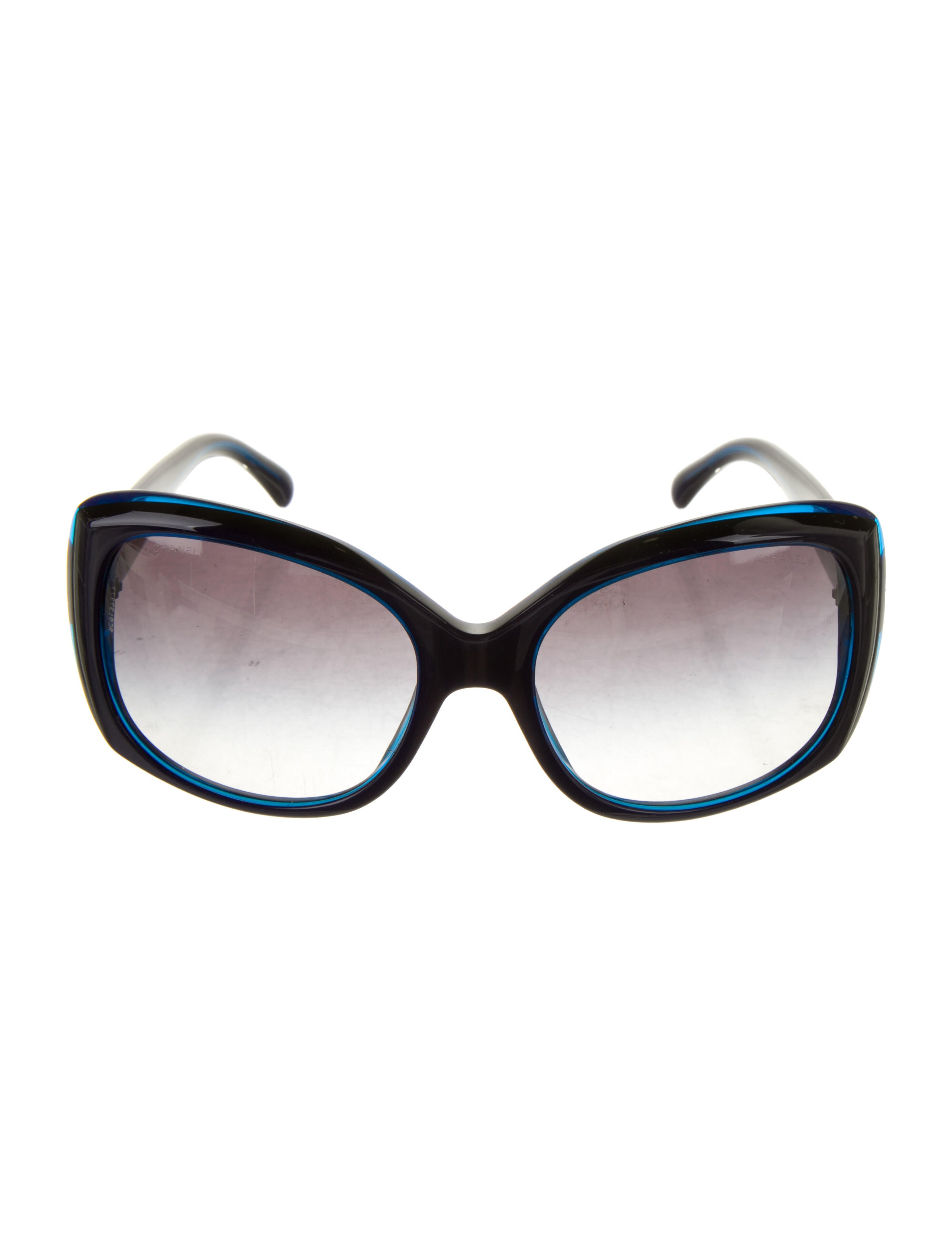 Chanel Interlocking CC Logo Oversize Sunglasses